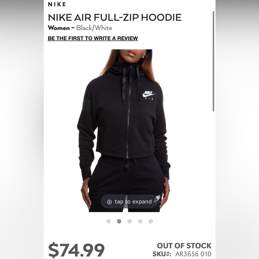 Cropped Nike hoodie!